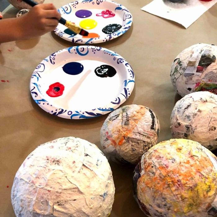 paper mache planets