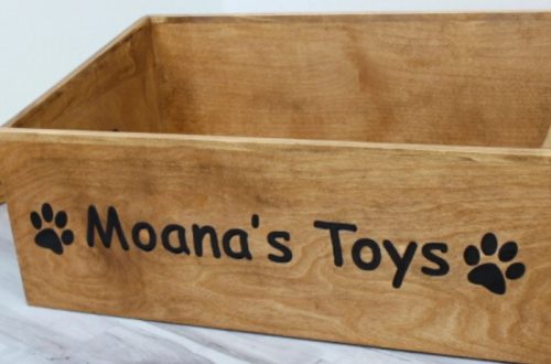 personalised wooden toy box