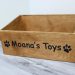 personalised wooden toy box