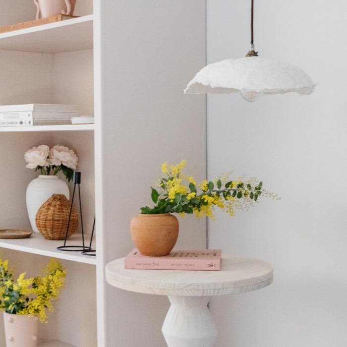 paper mache lamp