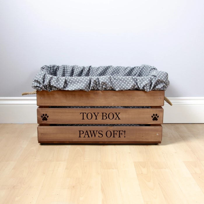 personalised wooden toy box
