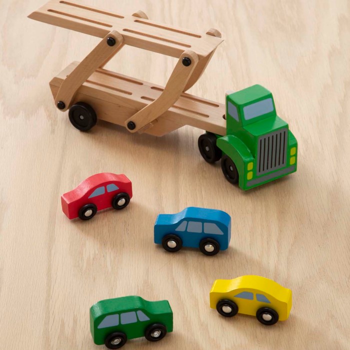 wooden toy car