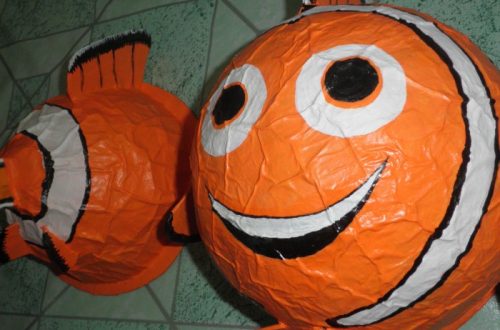 paper mache fish
