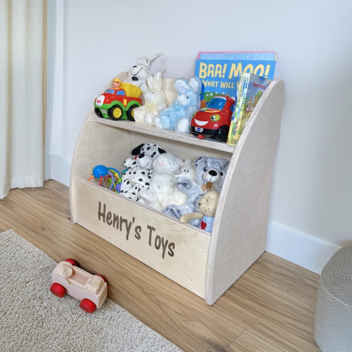 personalised wooden toy box
