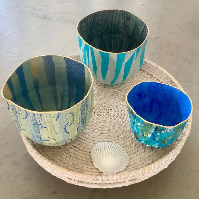 paper mache bowl