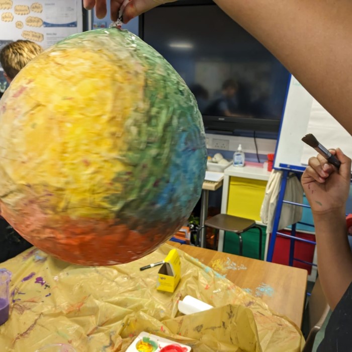 paper mache planets