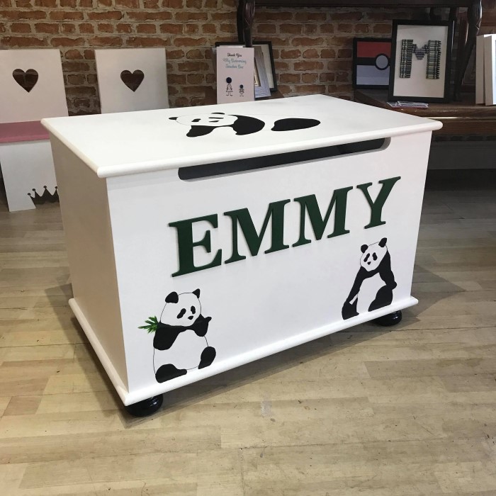 personalised wooden toy box