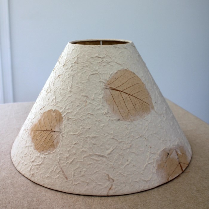 paper mache lamp