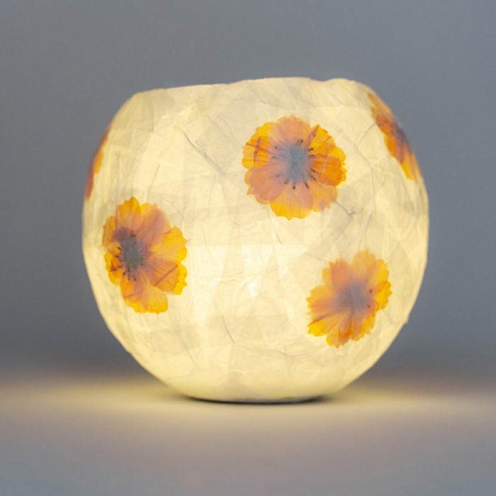 paper mache lamp