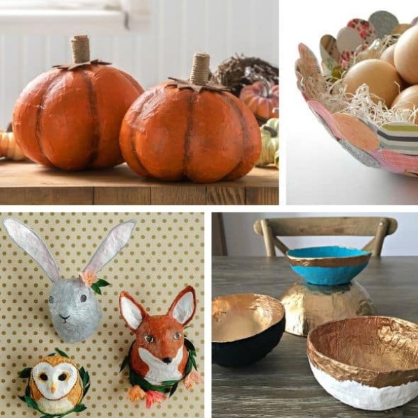 paper mache ideas for adults