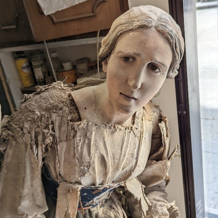 paper mache sculpture