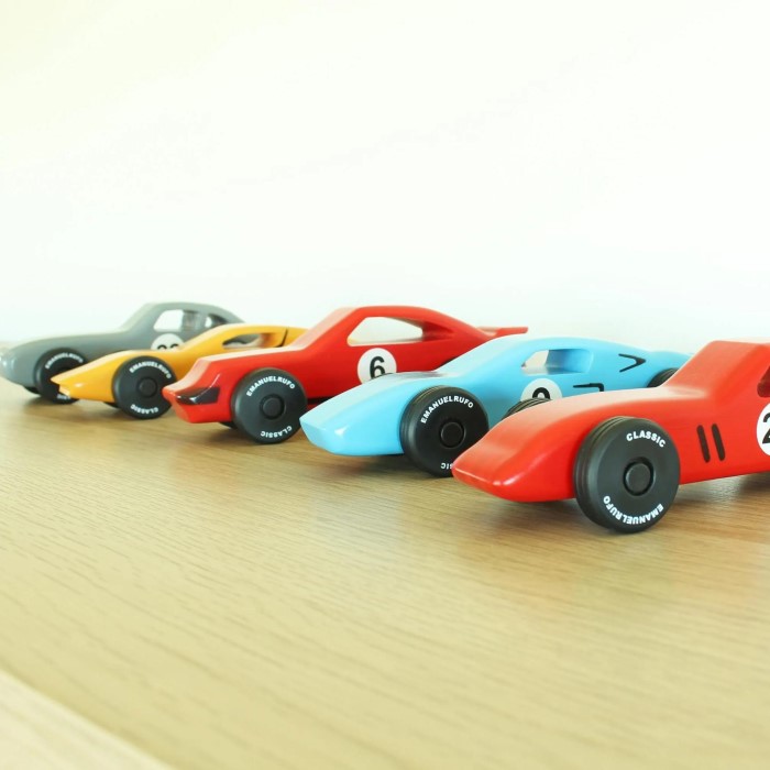 wooden toy car