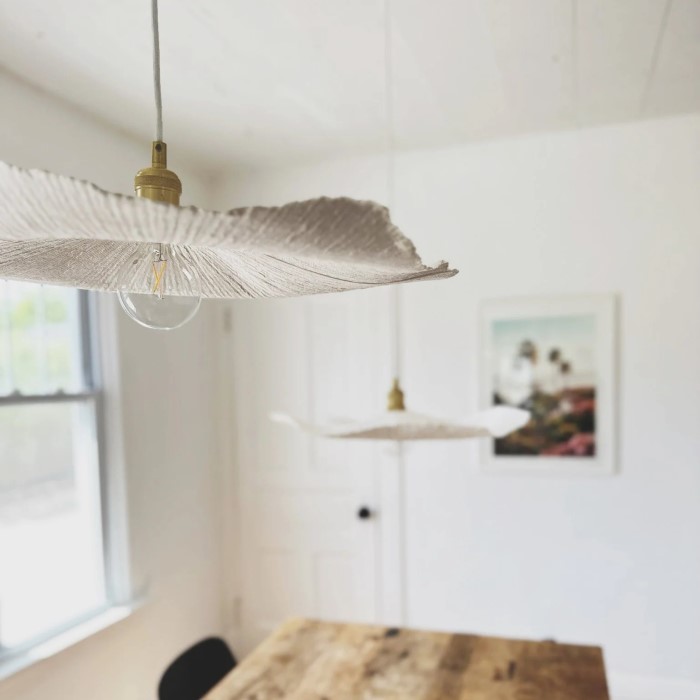 paper mache lamp