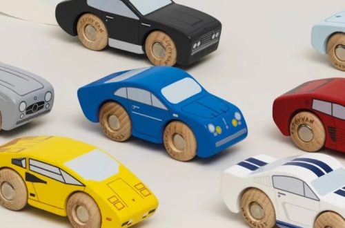 wooden toy car