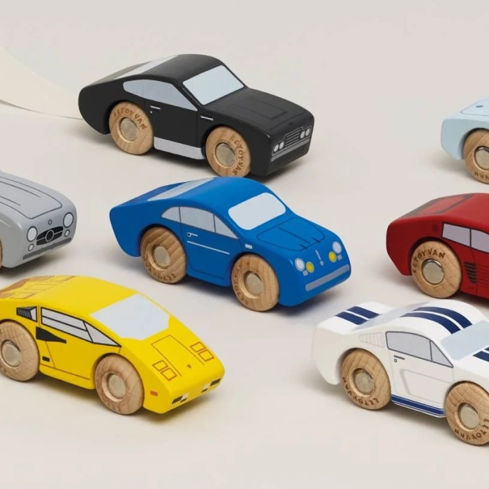 wooden toy car