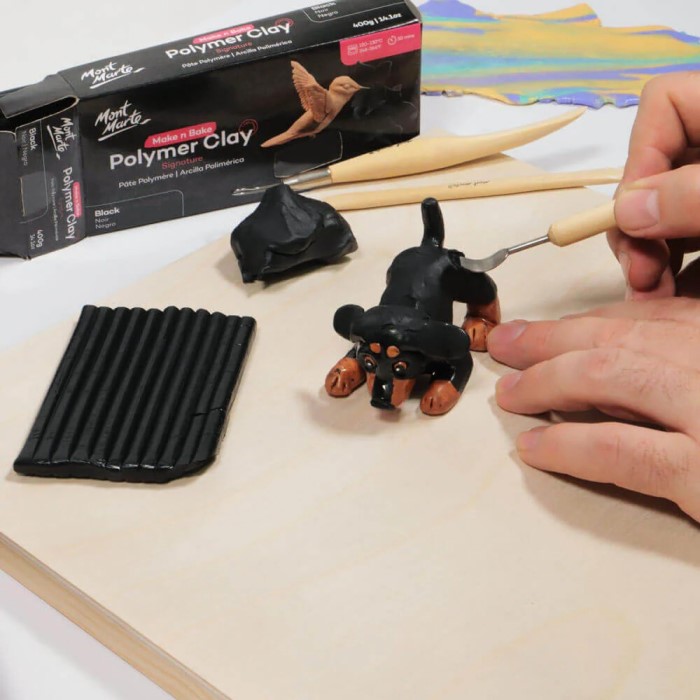 how to smooth polymer clay