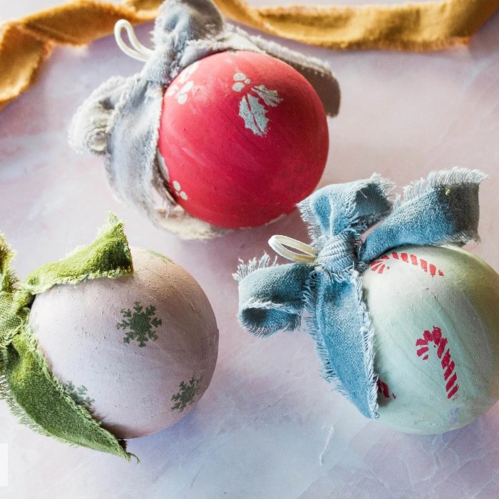 paper mache christmas ornaments