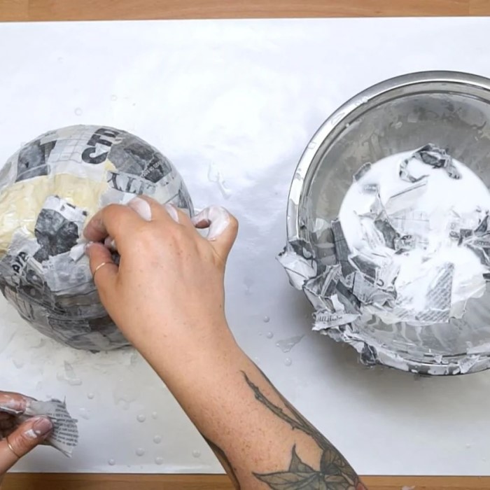 glue paper mache recipe