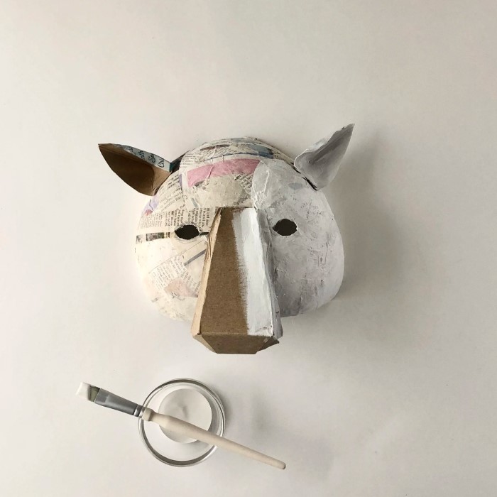 homemade paper mache