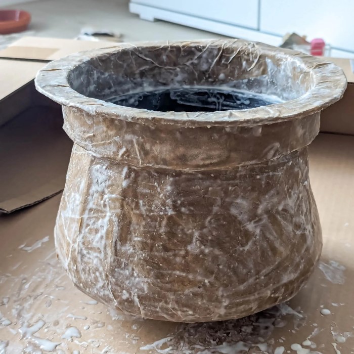 homemade paper mache