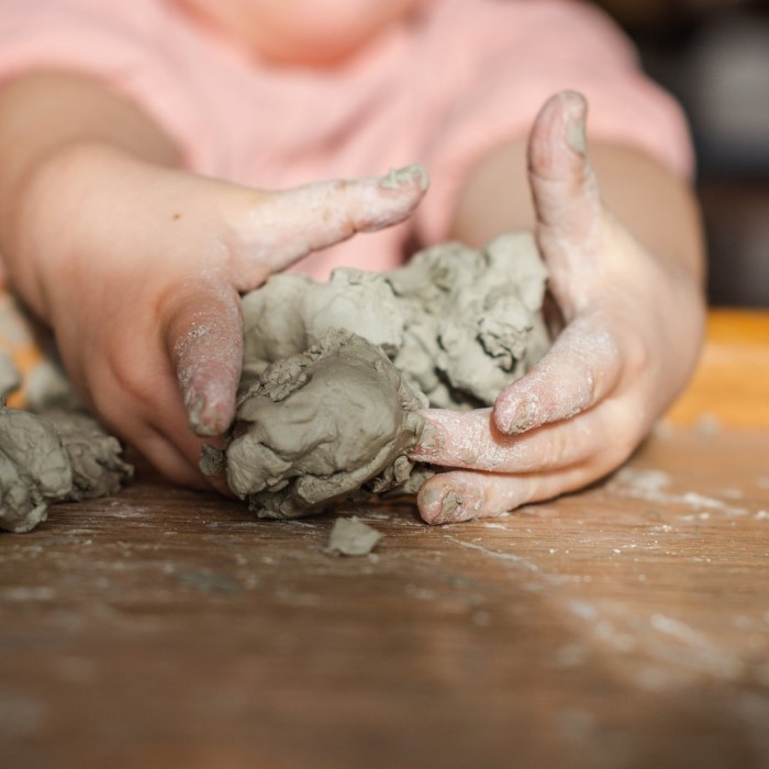 How to get clay out of clothes?