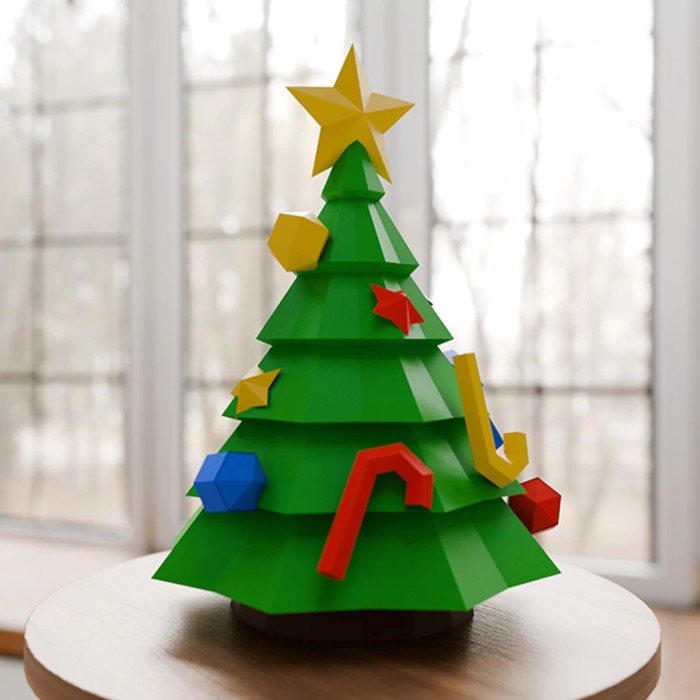 christmas tree paper craft