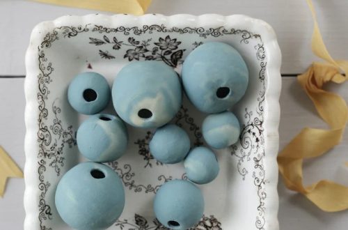 how to make clay beads