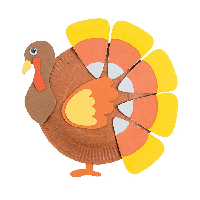turkey paper plate craft