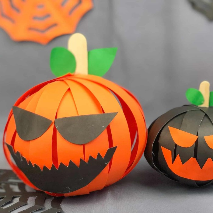paper pumpkin craft