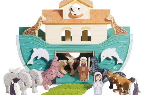 wooden noahs ark toy