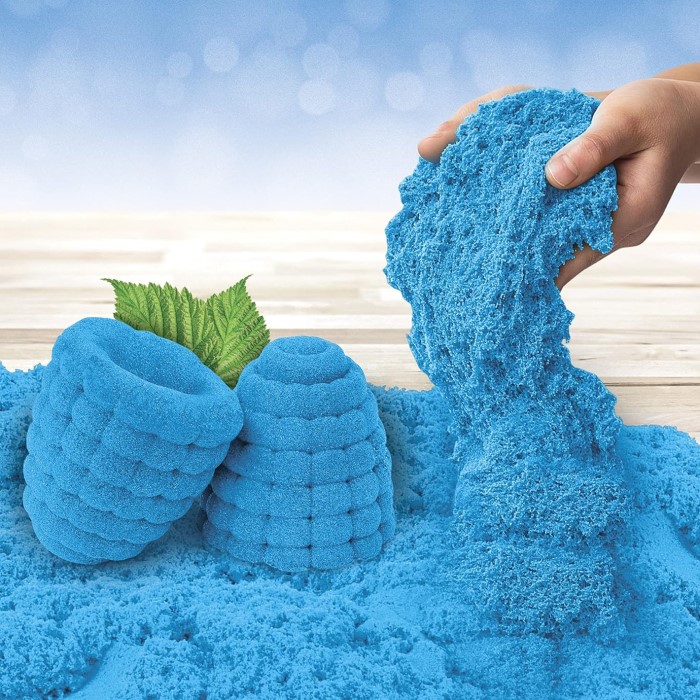 blue kinetic sand