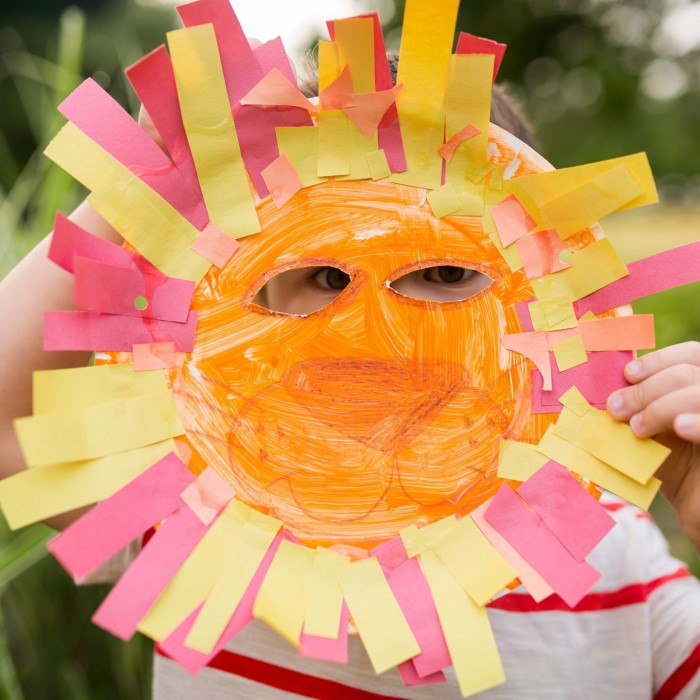 lion paper plate craft