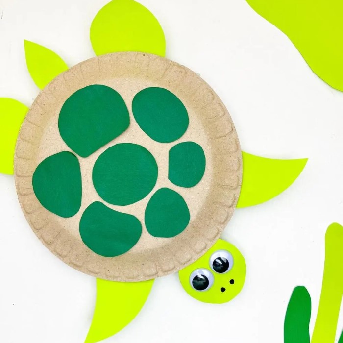 turtle paper plate craft