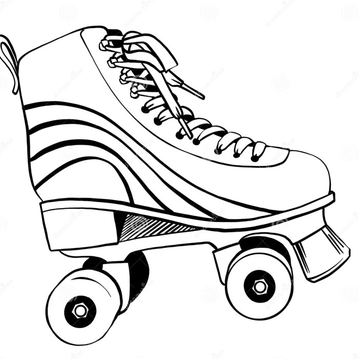 roller skate drawing