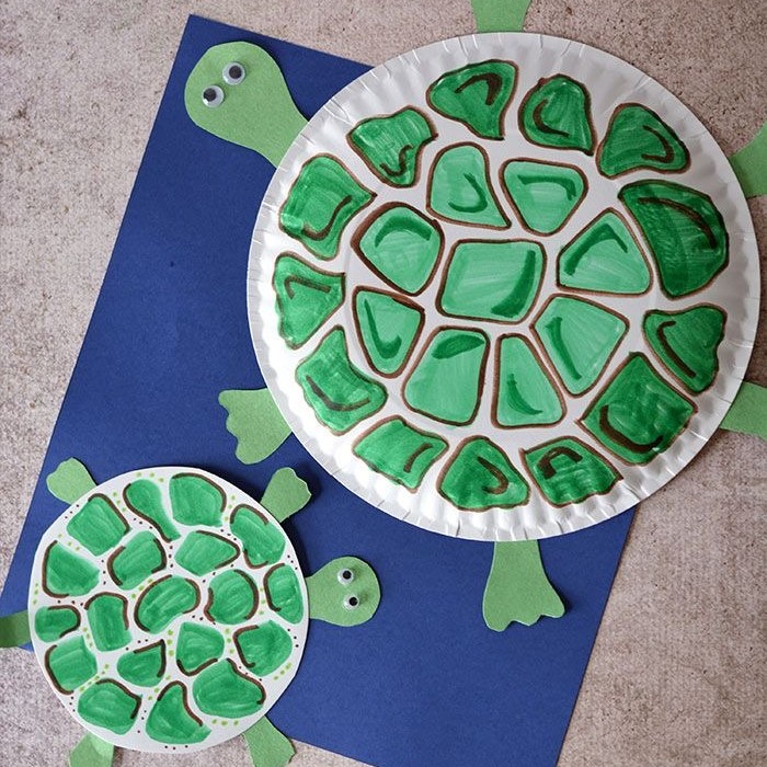 turtle paper plate craft