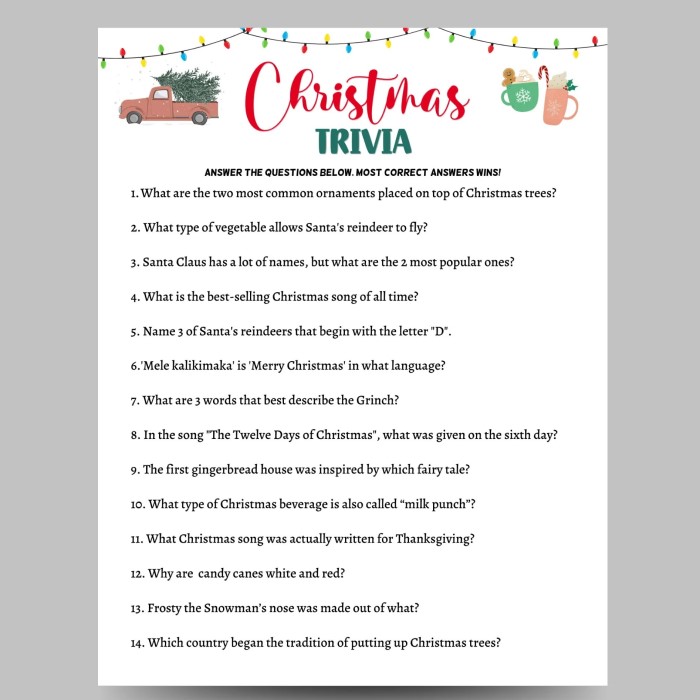 christmas trivia game
