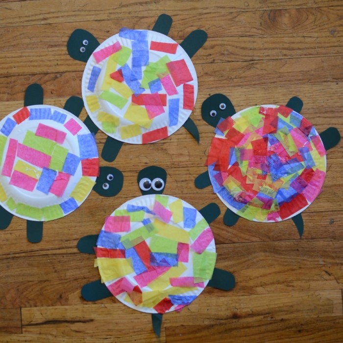 turtle paper plate craft