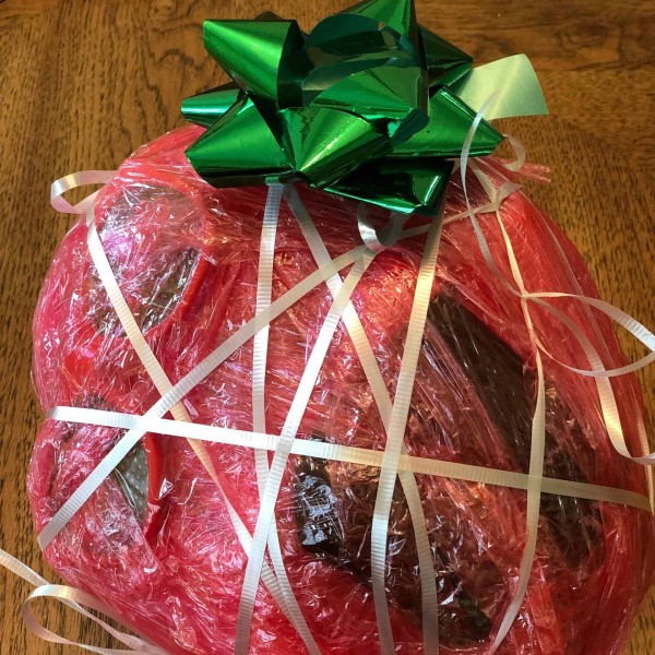 saran wrap christmas game