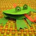 paper plate frog craft