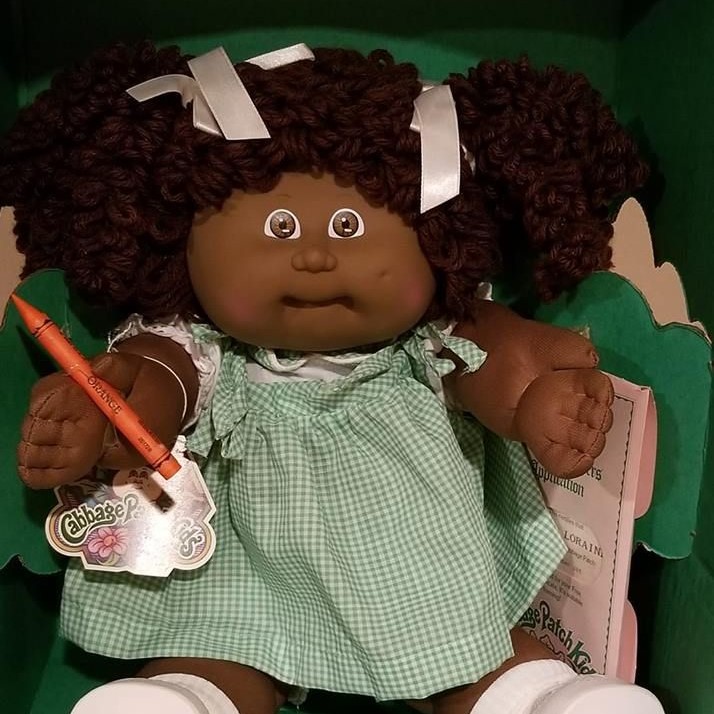 black cabbage patch doll