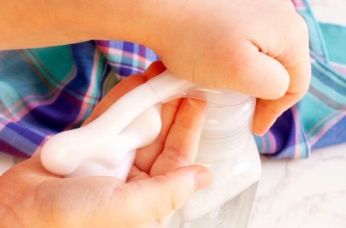 making foaming hand soap