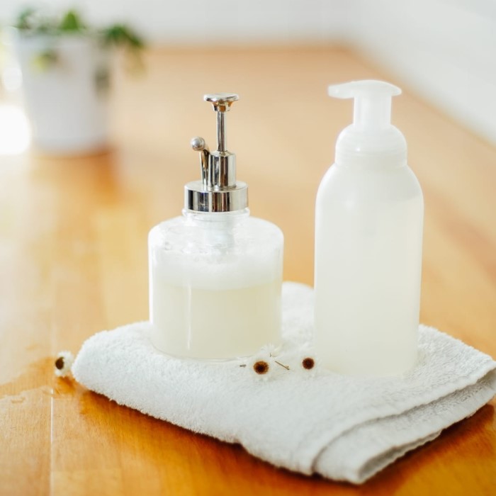 making foaming hand soap