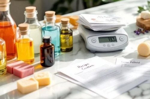 cold process soap making