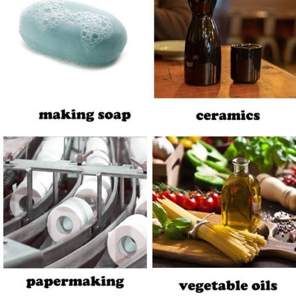 caustic chemicals used in soap making