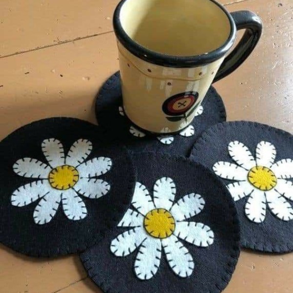 felt coasters