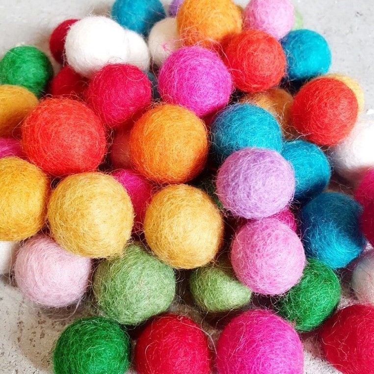felt balls