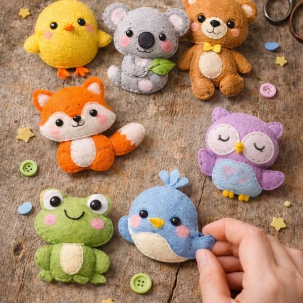 felt plushies