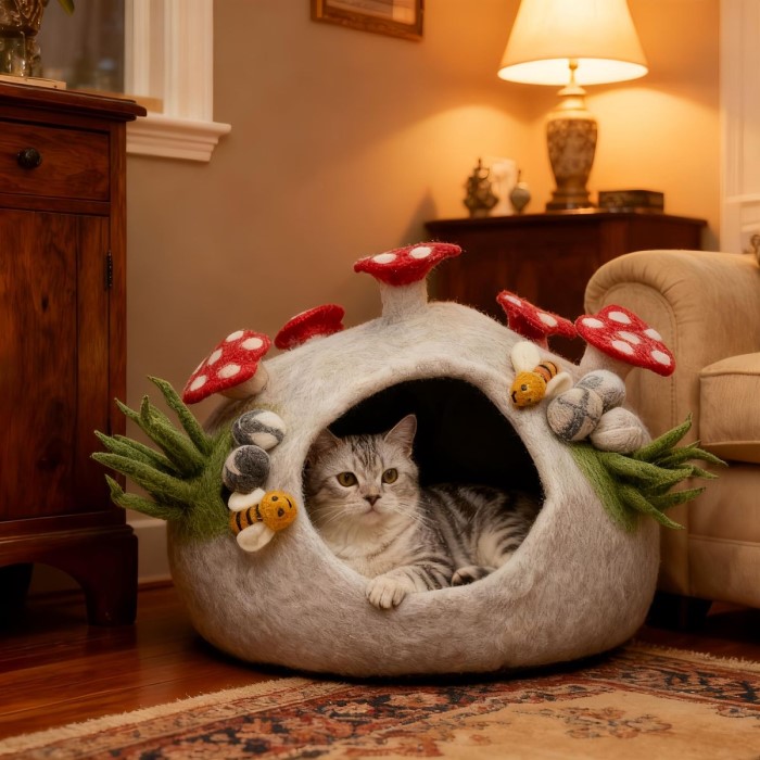 felt cat cave