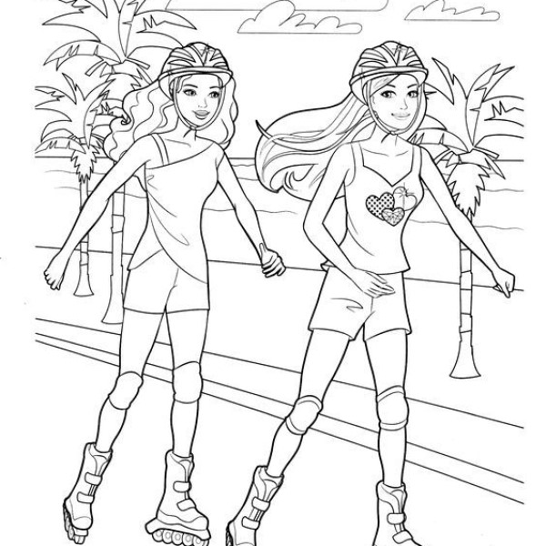 barbie coloring pages