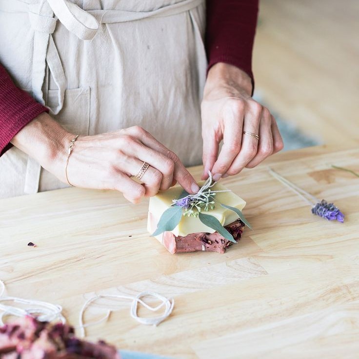 making soap at home